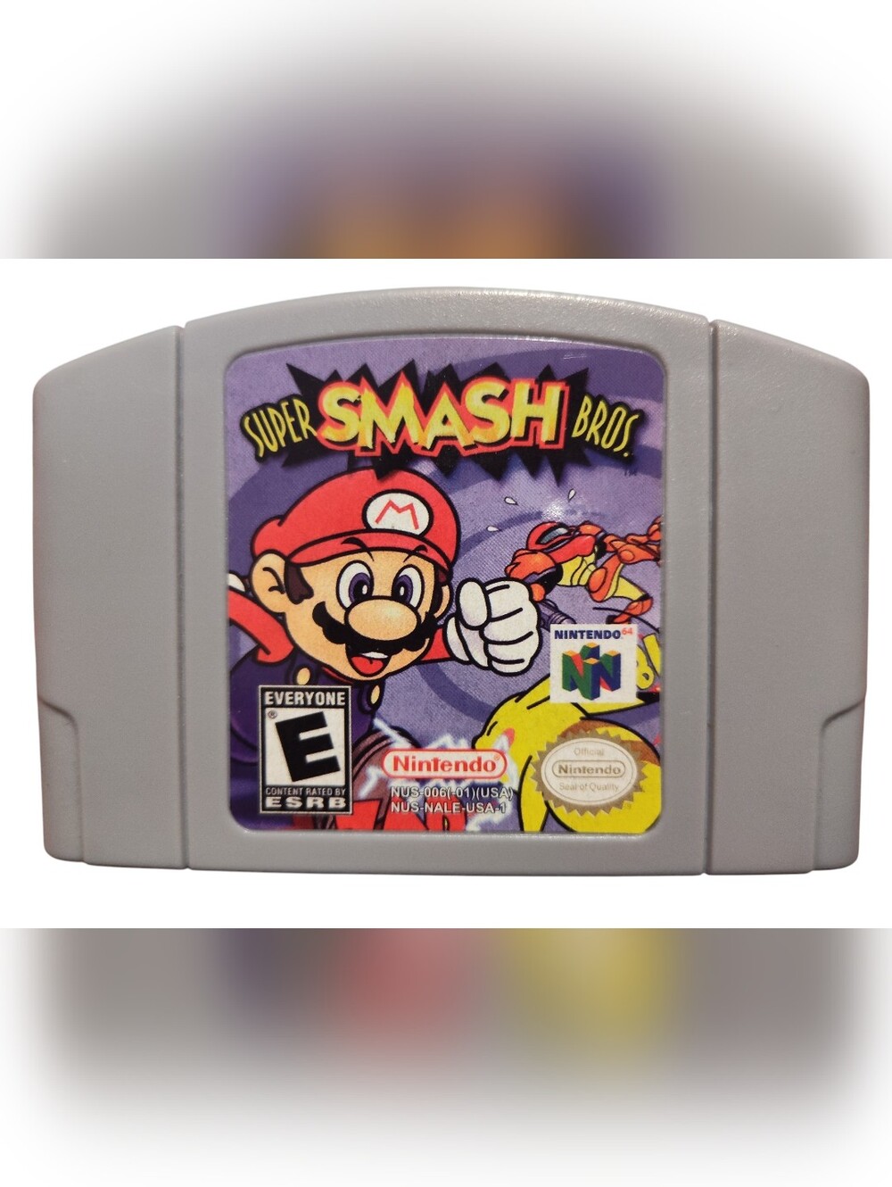 Nintendo 64 Super Smash Bros Reproduction Cart